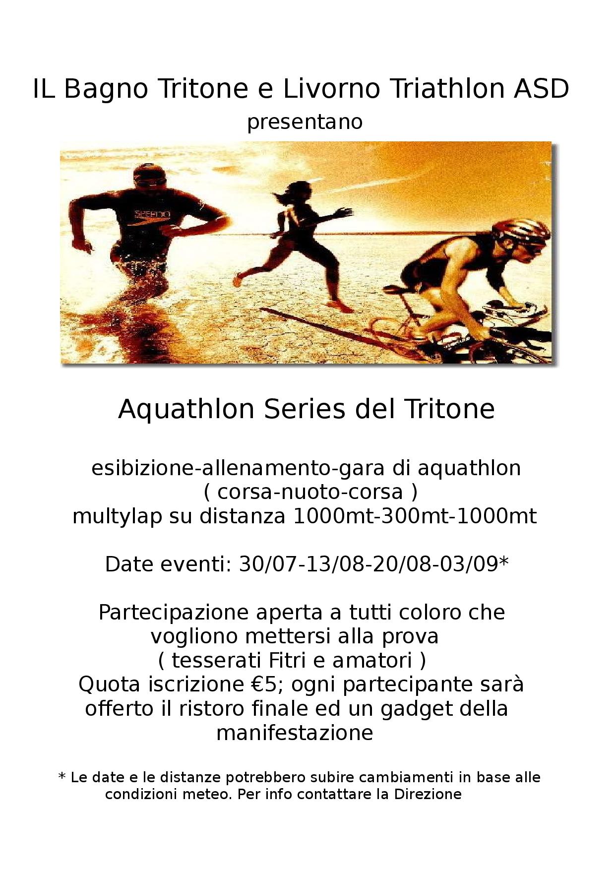 Aquathlon del Tritone